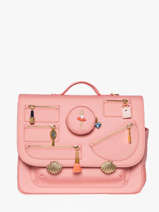 Boekentas It Bag Midi 2 Compartimenten Jeune premier Roze daydream girls G