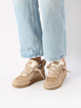 Sneakers Lowmel Uit Leder Ugg Bruin accessoires 1144032-vue-porte