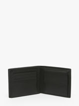 Portefeuille Grained Leder Hugo boss Zwart grained HLN416A-vue-porte
