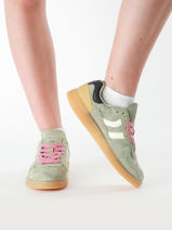 Sneakers Goal Uit Leder Coolway Roze women 7603146-vue-porte