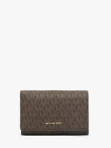 Portefeuille Jet Set Michael kors Bruin jet set T5GJ6D9B