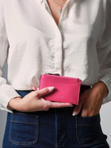 Kaarthouder Altair Leder Etrier Roze altair EALA094M-vue-porte