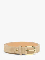Riem Leder Milano Beige velvet VE25067