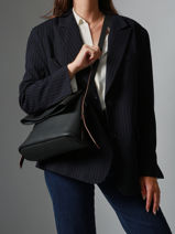 Cross Body Tas Cavalier Leder Etrier Zwart cavalier ECLR135M-vue-porte