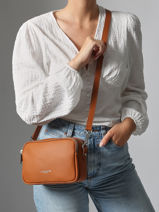 Cross Body Tas Donna Ama Leder Lancaster Bruin donna ama 68-vue-porte