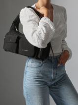 Cross Body Tas Basic Pocket Lancaster Zwart basic pocket 92-vue-porte