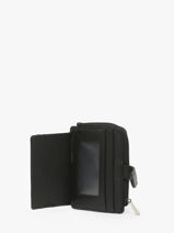 Portemonnee Confort Leder Hexagona Zwart confort 468426-vue-porte