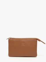 Portemonnee Caviar Leder Crinkles Bruin caviar 14538