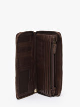 Portefeuille Leder Biba Bruin heritage BT10-vue-porte