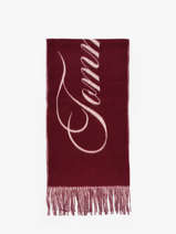 Sjaal Tommy hilfiger Rood tommy script logo AW17786