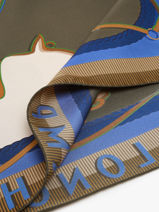 Longchamp Soie gots Sjaal Groen-vue-porte