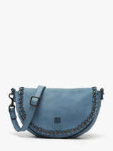 Cross Body Tas Heritage Leder Biba Blauw heritage YAM1L