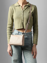 Cross Body Tas Caviar Leder Milano Beige caviar CA25065-vue-porte