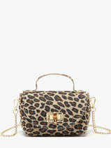 Cross Body Tas Velvet Leopardo Leder Milano Veelkleurig velvet leopardo VL24117