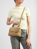 Cross Body Tas Toro Grace Leder Lancaster Beige toro grace 133-vue-porte