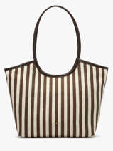 Schoudertas Rayure Nat et nin Bruin rayure RY