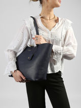 Omkeerbare Schoudertas Merrimack Lauren ralph lauren Blauw merrimack 31795329-vue-porte