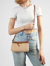 Cross Body Tas Mini Osier Italie Lancaster Bruin mini osier italie 75-vue-porte