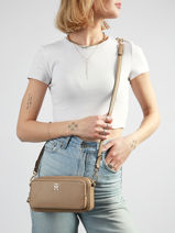 Cross Body Tas Th Daily Tommy hilfiger Bruin th daily AW18377-vue-porte