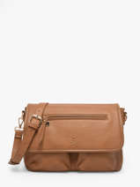 Cross Body Tas Zip Lulu castagnette Bruin zip ALENA