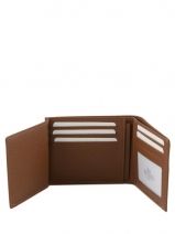 Portefeuille Foulonne Leder Yves renard Blauw foulonne 2306-vue-porte