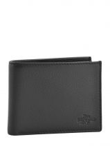 Portefeuille Foulonne Leder Yves renard Zwart foulonne 2375