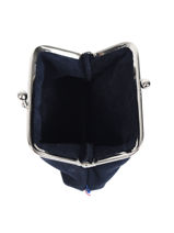 Portemonnee Etincelle Nubuck Leder Etrier Blauw etincelle nubuck EETN654-vue-porte