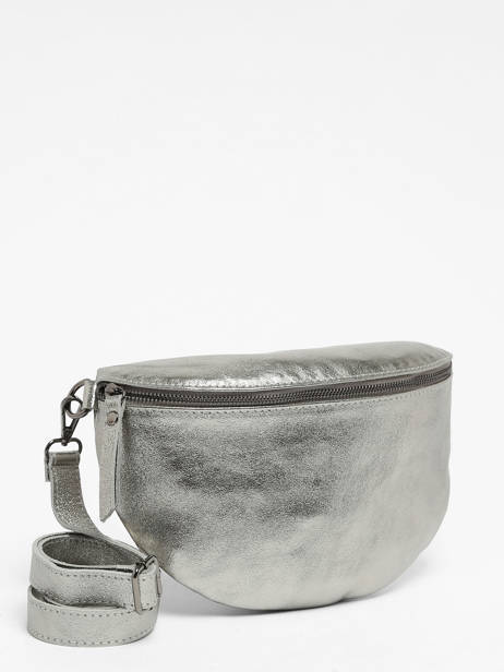 Heuptasje Nine Leder Milano Zilver nine NI21123 ander zicht 2