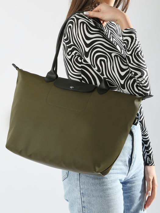 Longchamp Le pliage energy Schoudertas Groen