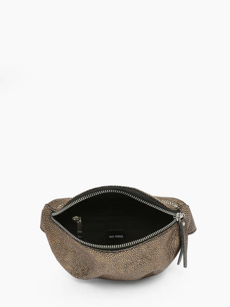 Heuptasje La Banane Xs Granite Leder Paul marius Goud granite BANAXGRA ander zicht 3