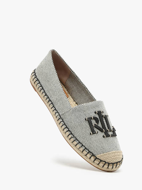 Espadrilles Uit Leder Lauren ralph lauren Zwart women 92740002 ander zicht 1