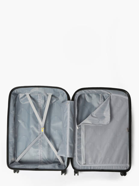 Harde Reiskoffer Belmont + Delsey Blauw belmont + 3861826M ander zicht 3