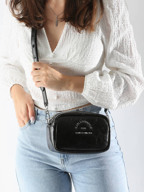 Cross Body Tas Rsg Polyurethaan Karl lagerfeld Zwart rsg 245W3096 ander zicht 1