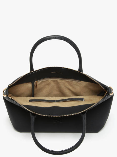 Handtas Tina Leder Nathan baume Zwart victoria 87 ander zicht 3