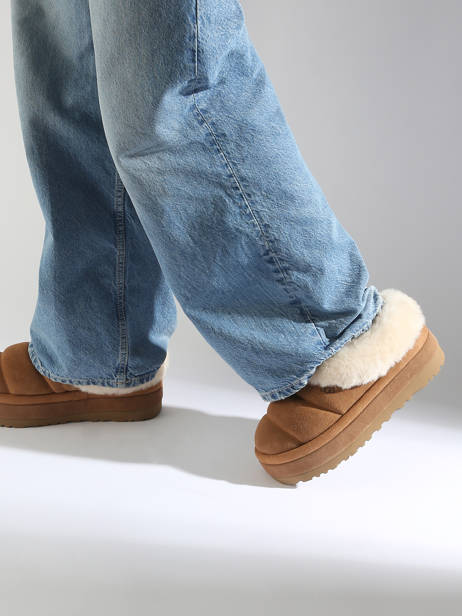 Pantoffels Tazzlita Uit Leder Ugg Beige women 1146390 ander zicht 1