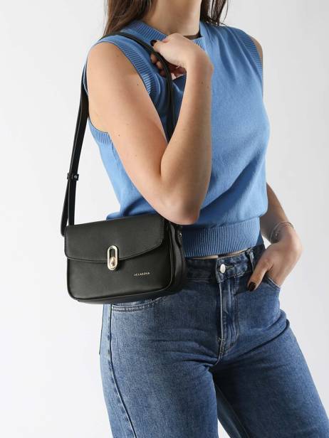Cross Body Tas Cali Hexagona Zwart cali 2520127 ander zicht 1