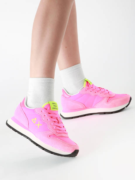 Sneakers Ally Solid Nylon Sun68 Roze women Z35201 ander zicht 1