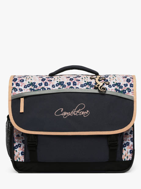 Boekentas Kind 3 Compartimenten Cameleon Blauw actual CA41