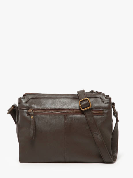 Cross Body Tas Cow Leder Basilic pepper Bruin cow BCOW83 ander zicht 3