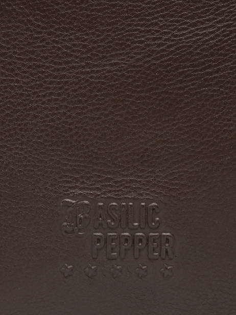 Cross Body Tas Cow Leder Basilic pepper Bruin cow BCOW83 ander zicht 4