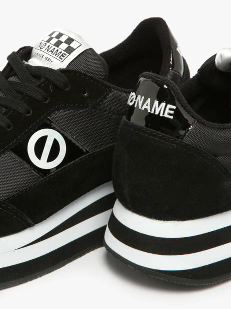 Sneakers Met Platformzool Flex M Jogger Uit Leder No name Zwart accessoires IMN60415 ander zicht 2
