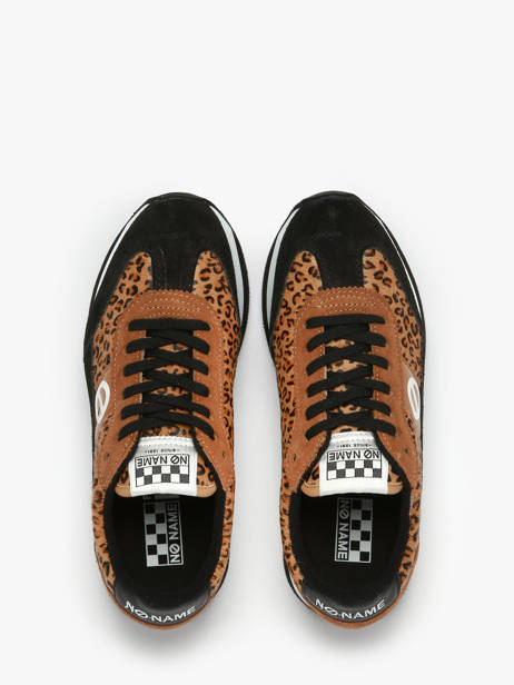 Sneakers Met Platformzool Flex M Jogger Uit Leder No name Bruin accessoires IMHP01KC ander zicht 3