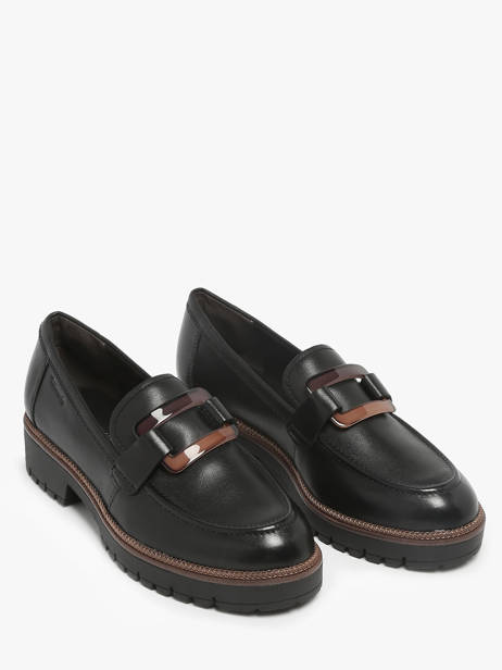Mocassins Uit Leder Tamaris Zwart accessoires 43 ander zicht 1