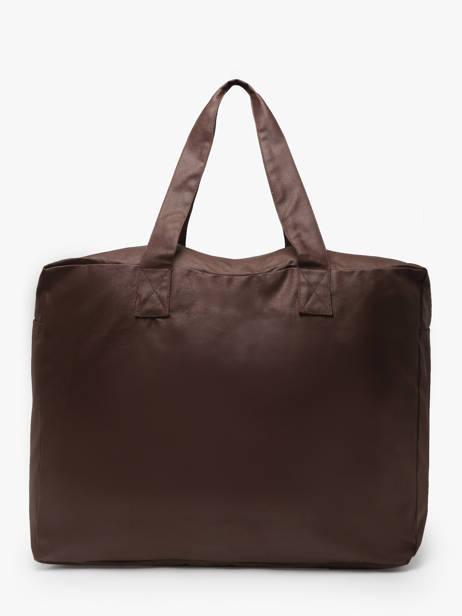 Weekendtas Elzevir Waxed Rivedroite Bruin waxed ELZEVWAX ander zicht 4