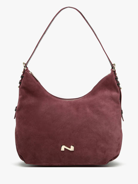 Schoudertas Carrie Sude Leder Nathan baume Violet vogue 1