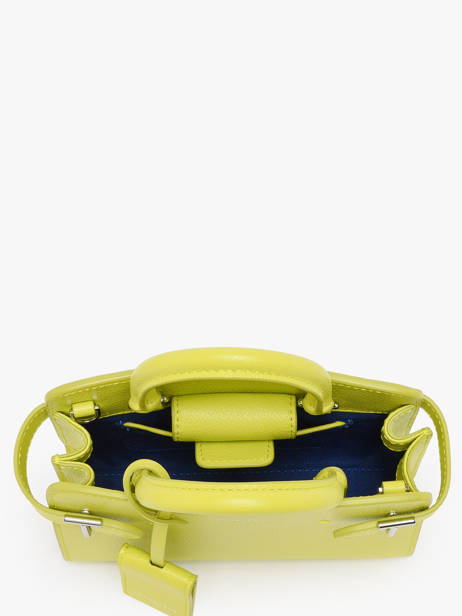 Cross Body Tas Emily Leder Le tanneur Geel emily TEMI1630 ander zicht 2