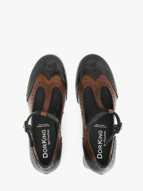 Derby Veterschoenen Met Hak Dacy Uit Leder Dorking Veelkleurig women D9618 ander zicht 3