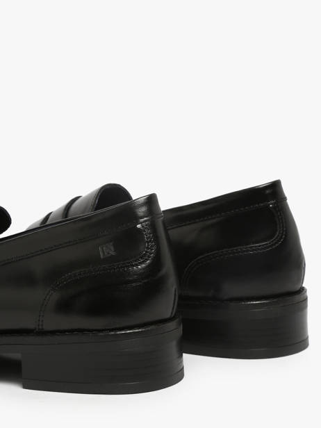 Mocassins Harvard Uit Leder Dorking Zwart women D8710 ander zicht 2