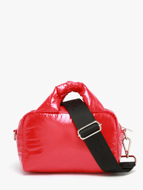Cross Body Tas Glossy Gerecycleerd Polyester Wouf Rood glossy BB250026 ander zicht 4