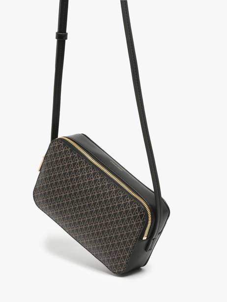 Cross Body Tas Coated Emblem Calvin klein jeans Zwart coated emblem 4F3268G ander zicht 2